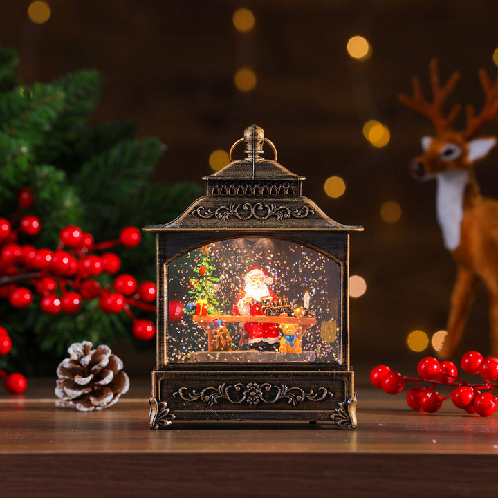 Beleuchtete Musikalische Weihnachtslaterne Karnz