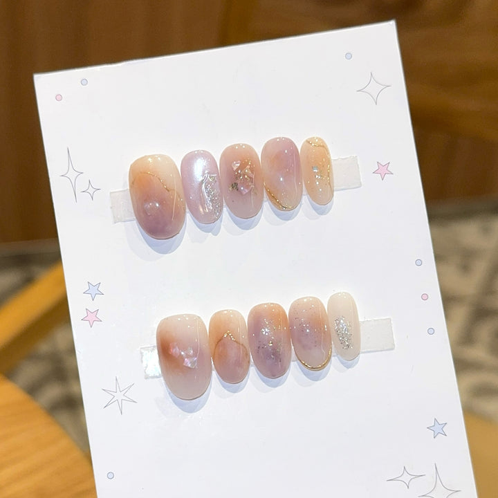 Künstliche Nagelspitzen mit Elegantem Design Karnz