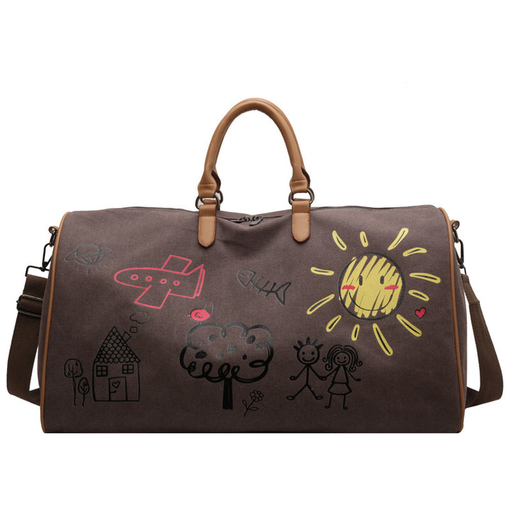 Spielerische Illustrierte Wochenend-Duffel-Tasche Karnz