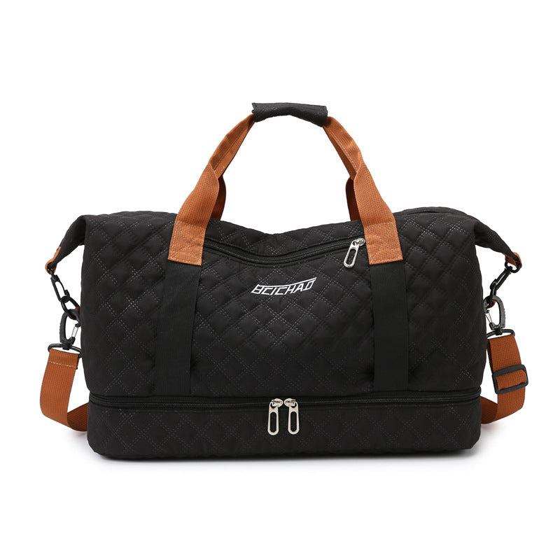 Stylische gesteppte Reisetasche