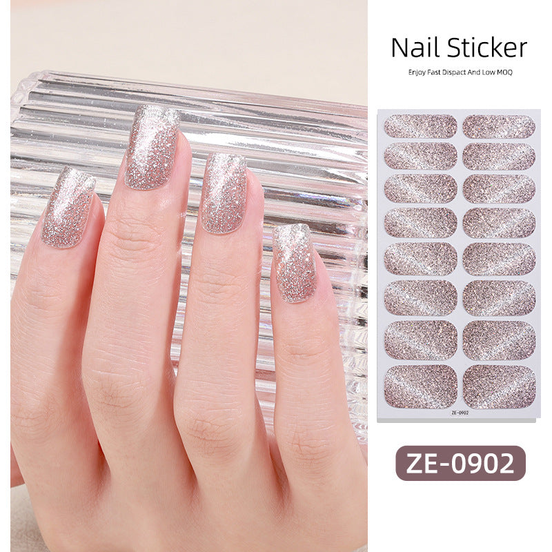 Ombre Glitter Nagel Wraps