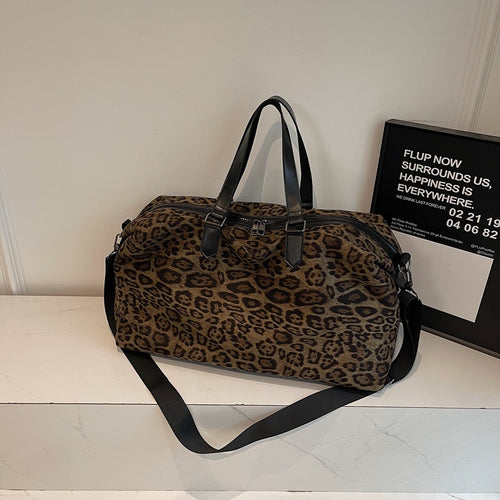 Chic Tierdruck Reise-Duffle