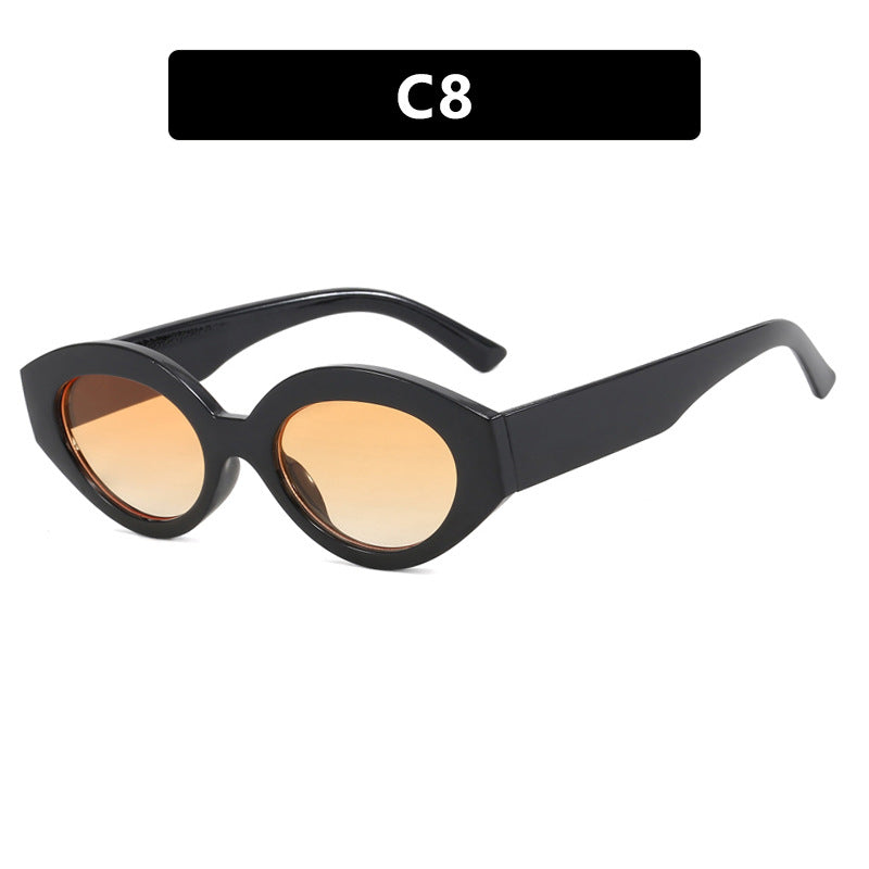 Damen kreative Sonnenbrille im eleganten Retro-Stil Karnz