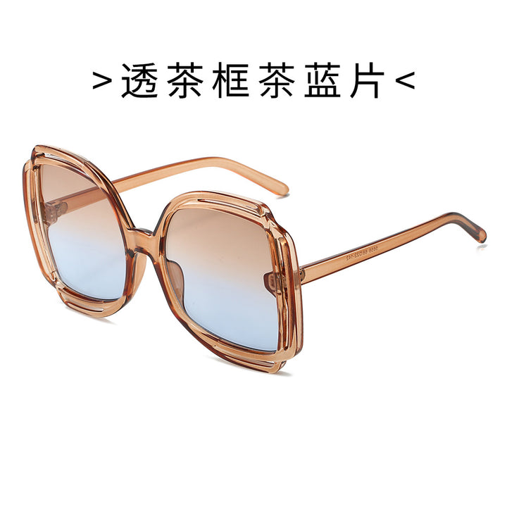Damen Fashion Sonnenbrille mit modernem Rahmen Karnz