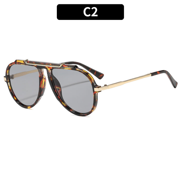 Retro-inspirierte Mode Pilotensonnenbrille