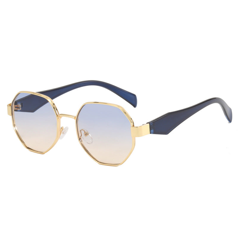Damen modische Sonnenbrille mit hochwertigem rechteckigem Rahmen und UV-Schutz Karnz