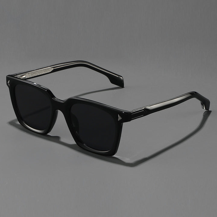 Retro-inspirierte übergroße geometrische Sonnenbrille Karnz