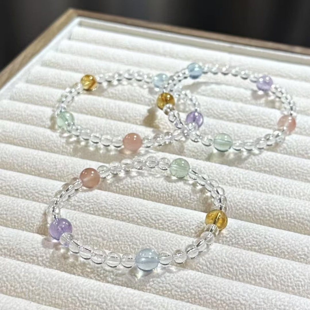 Verstellbares Edelstein-Stretch-Armband Karnz