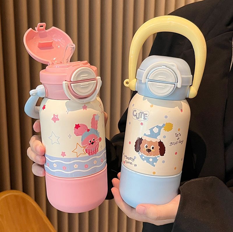 Damen Trinkflasche mit interaktivem Tierdesign Karnz
