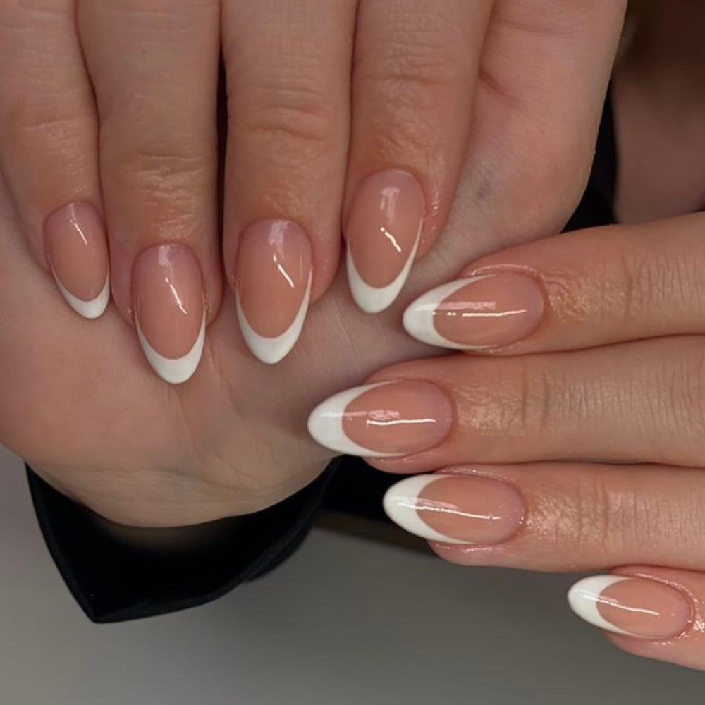 Floral Design Stiletto Press-On Nägel
