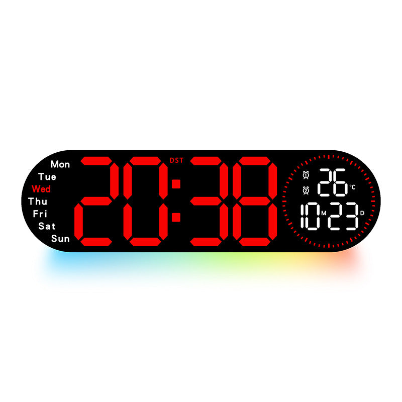 Digitaler Multifunktionswecker mit Temperatur und Wetteranzeige Karnz
