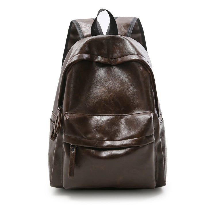 Vintage Faux-Leder-Rucksack