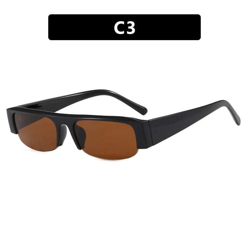 Damen trendige Sonnenbrille mit dickem Rahmen und schützenden Gläsern Karnz