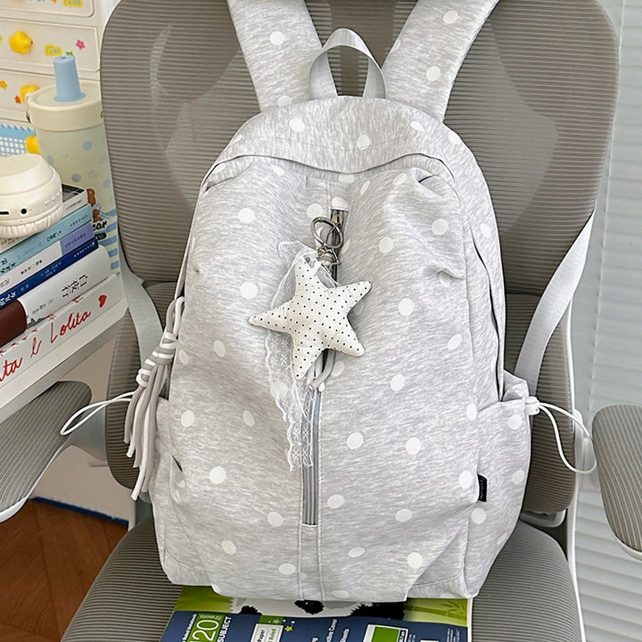 Verspielt gepunkteter Rucksack Karnz