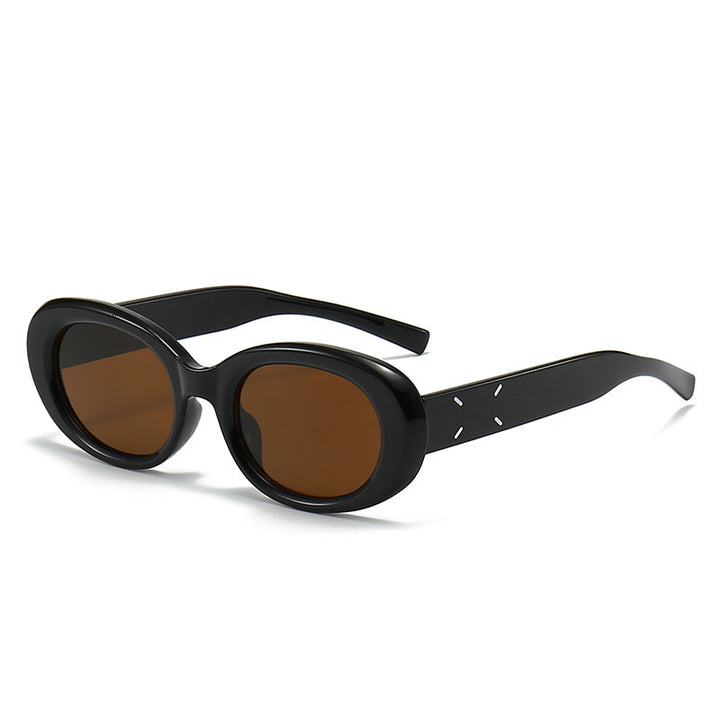 Elegante ovale Rahmen-Sonnenbrille
