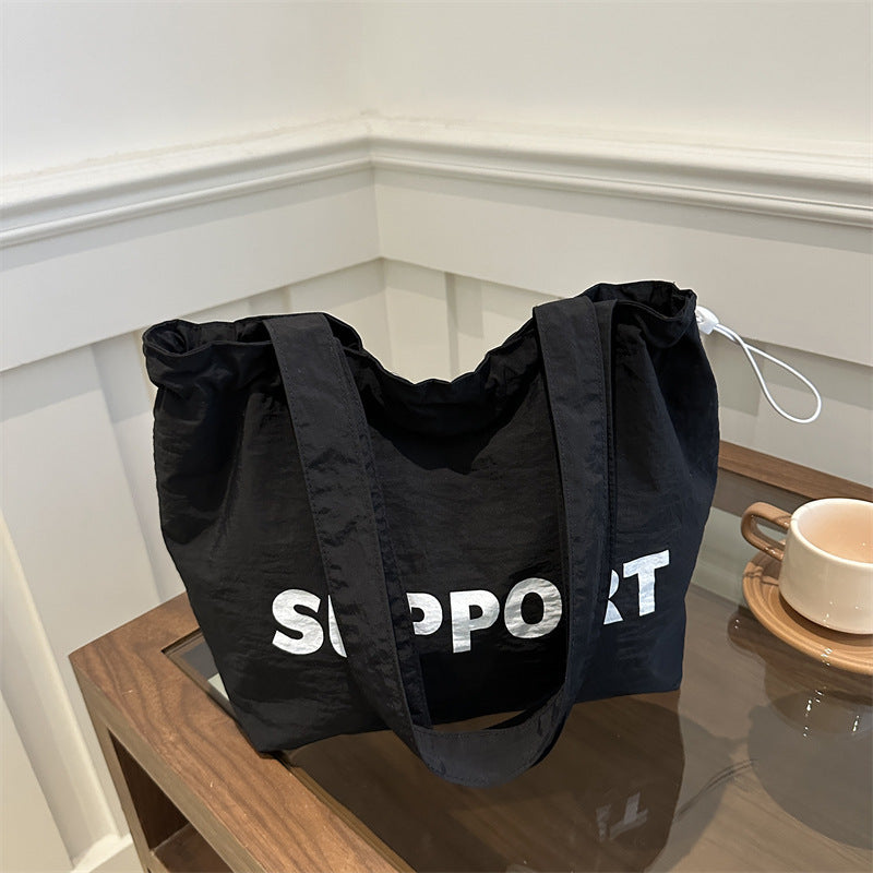 Lässige Baumwoll-Tote-Bag Karnz