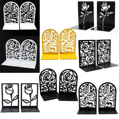 Künstlerisches Blumenbuchstützen-Set