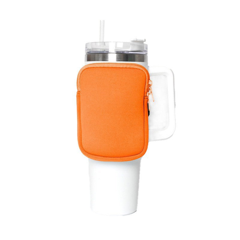 Unisex Getränkehalter mit praktischer Tasche Karnz