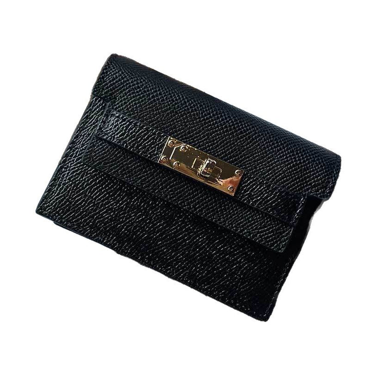 Premium Leder Kartenhalter mit eleganter Verschluss Karnz