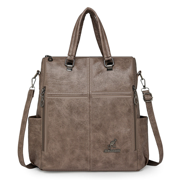 Multi-Funktionale Kunstleder-Handtasche Karnz