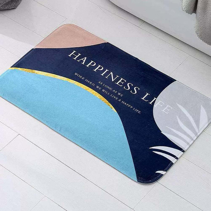 Stylische motivierende Zitat-Badematte