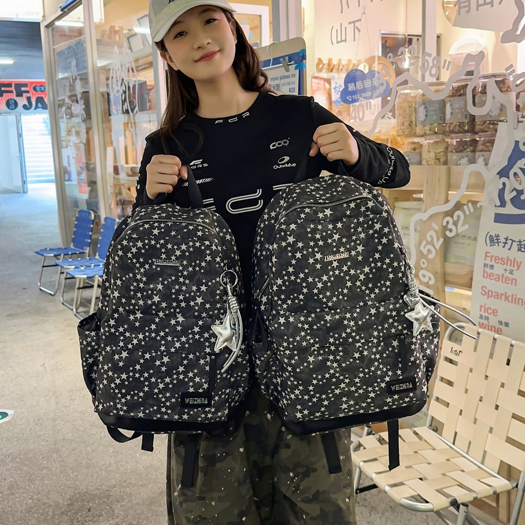 Stylische Stern-gedruckte Freizeit-Rucksack Karnz