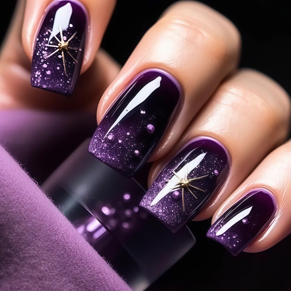 Galaxie Design Kunstnägel Karnz