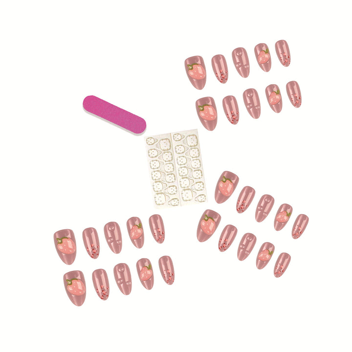 Blumeninspiriertes Press-On Nagelset