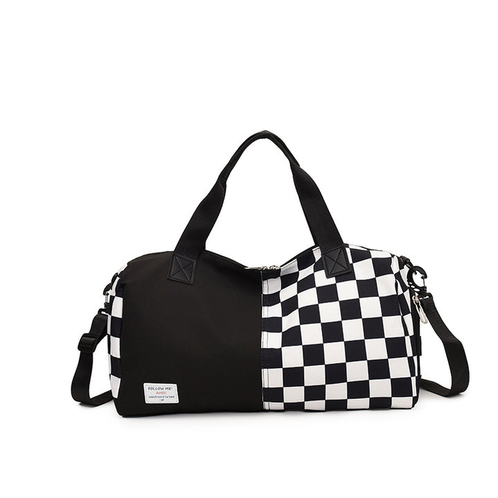 Karierter Muster langlebige Reise-Duffel