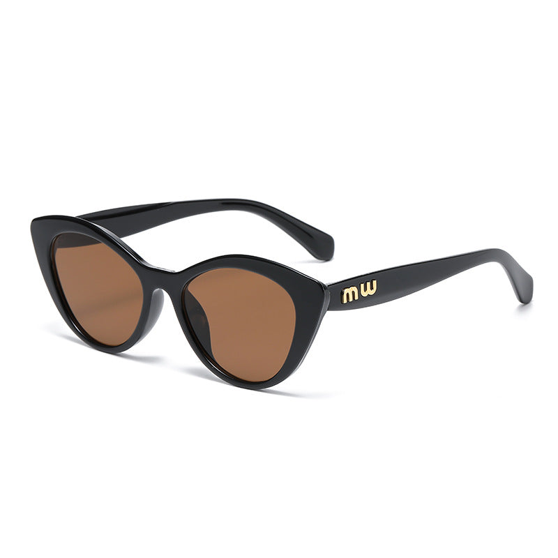 Damen modische Katzenaugen Sonnenbrille mit UV-Schutz Karnz