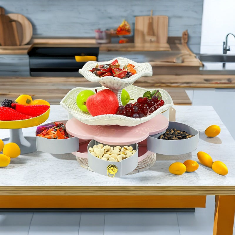 Damen Etagere aus geflochtenem Material Karnz