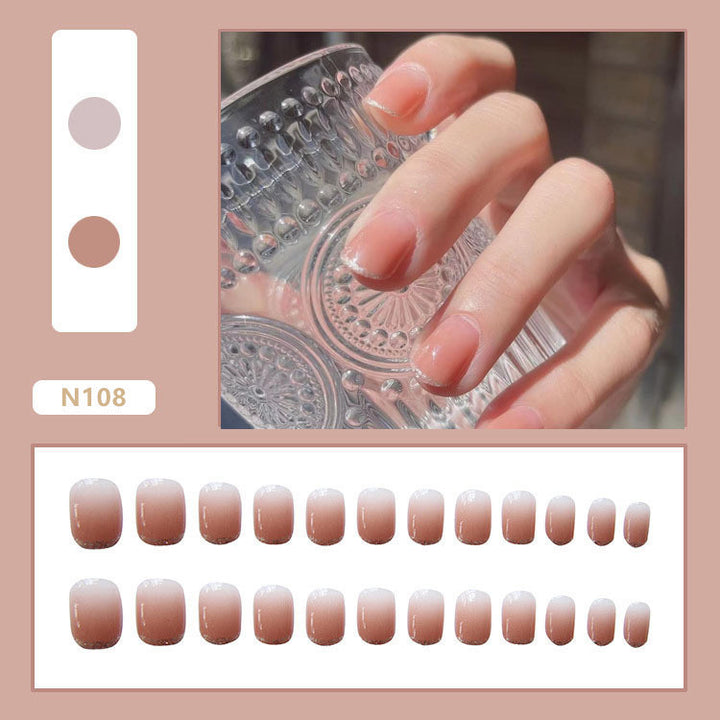 Glitzernde Press-On Nagelspitzen