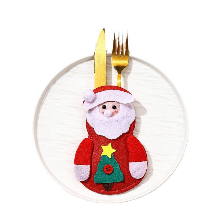 Lustige Schneemann Besteckhalterung Karnz