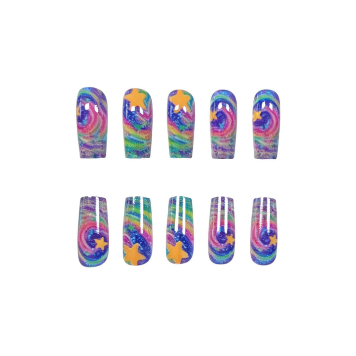 Künstlerische Glitzer-Nagelkunst-Erweiterungen Karnz
