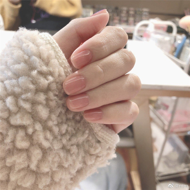 Elegantes Glänzendes Press-On Nagelset