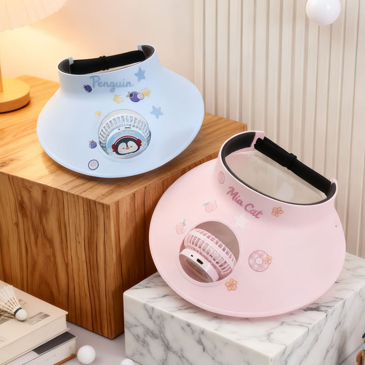 Unisex Kühlendes Handventilator-Hut Karnz