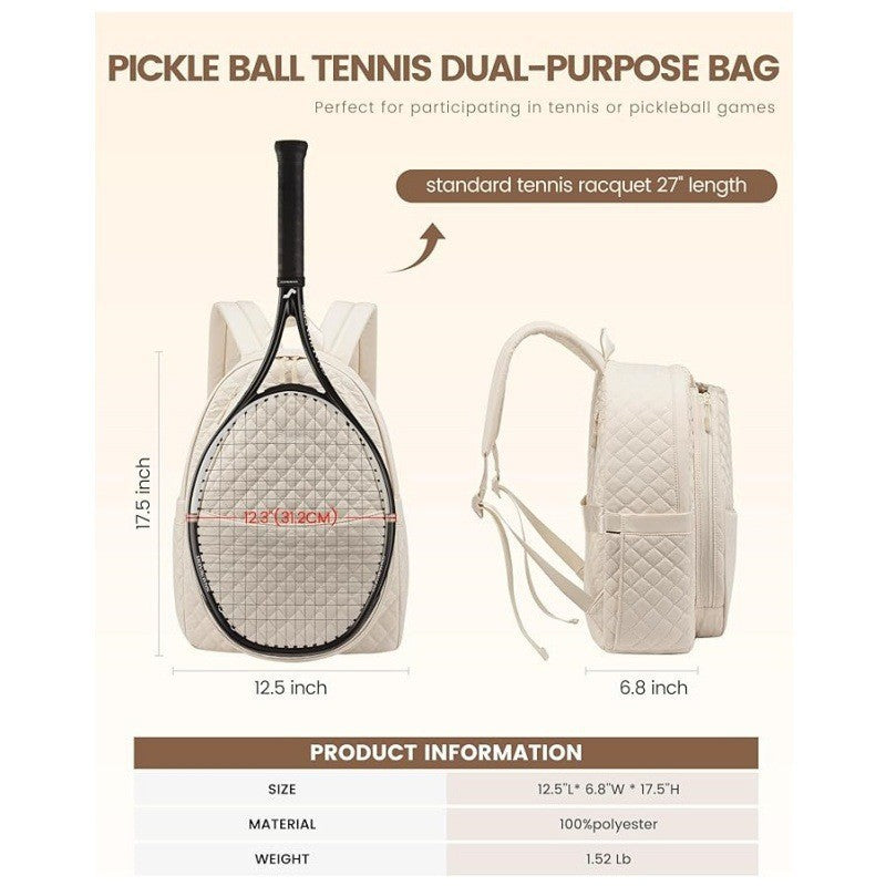 Gep quilteter Tennisracket-Rucksack Karnz 1789074113