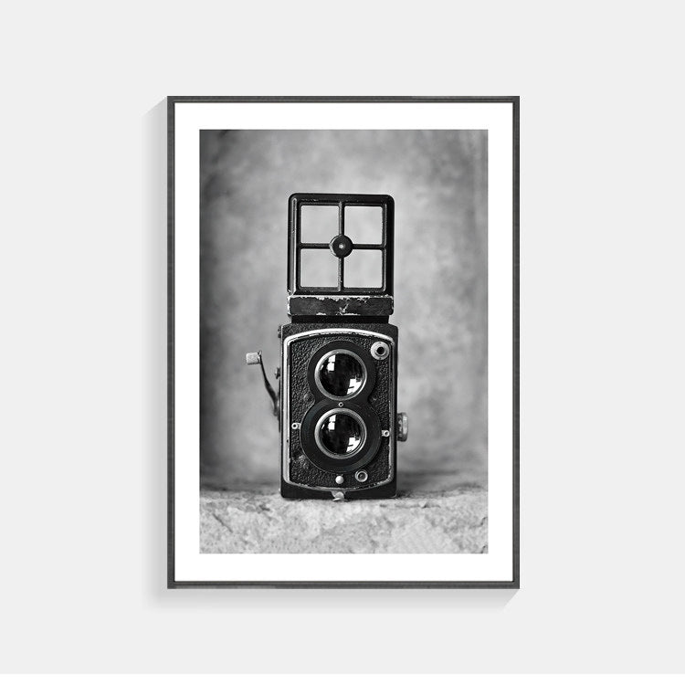 Vintage Inspirierte Gerahmte Kunstdruck