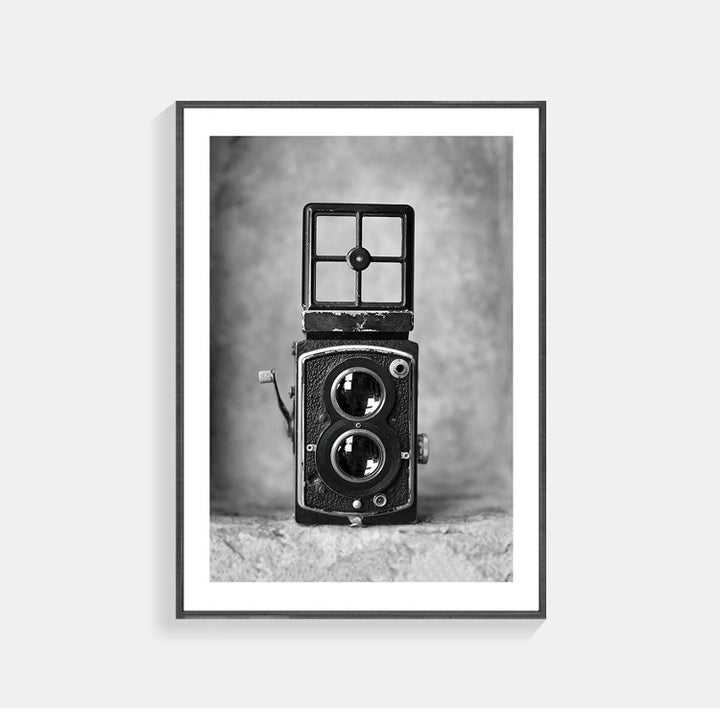 Vintage Inspirierte Gerahmte Kunstdruck
