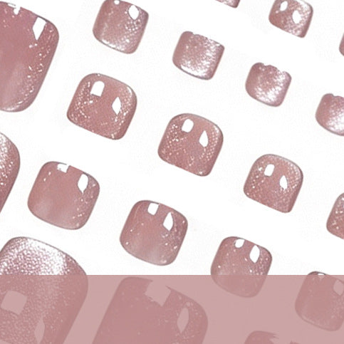 Glitzernde Pediküre-Nagelverbesserungen Karnz