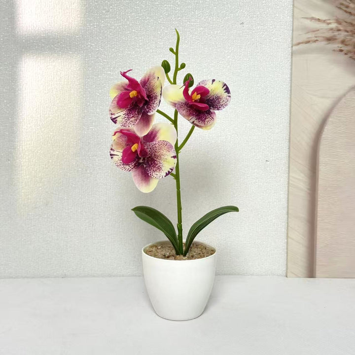 Realistische künstliche Orchideenpflanze für die Wohnkultur-Darstellung
