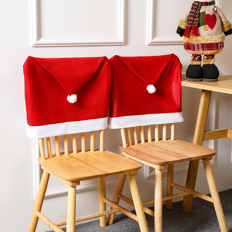 Festlicher Stuhlüberzug mit Weihnachten-Motiv Karnz