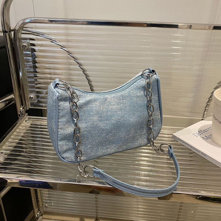 Stylische Hobo-Tasche mit Kettengriffen Karnz
