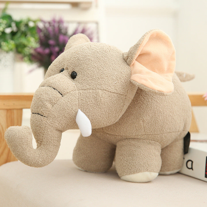 Plüsch-Hippo-Kuschel-Kissen mit gewichtetem Kern und ultra-weichem Mikrofleece-Bezug Karnz