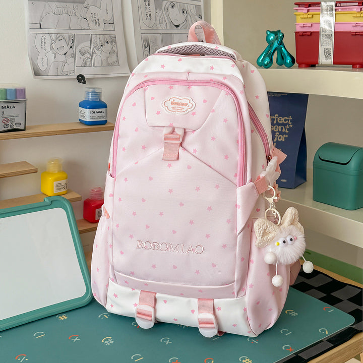 Stylischer Schulrucksack mit Sternenmuster Karnz