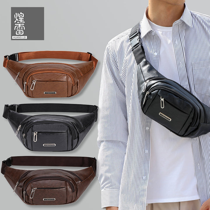 Bequeme Leder Gürteltasche