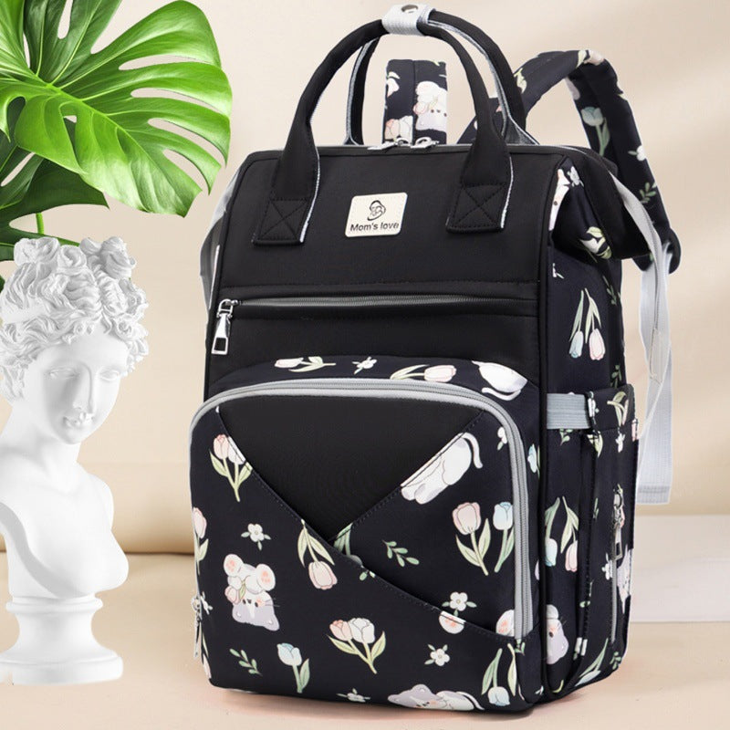 Verspielt Blumendruck Windel Rucksack Karnz