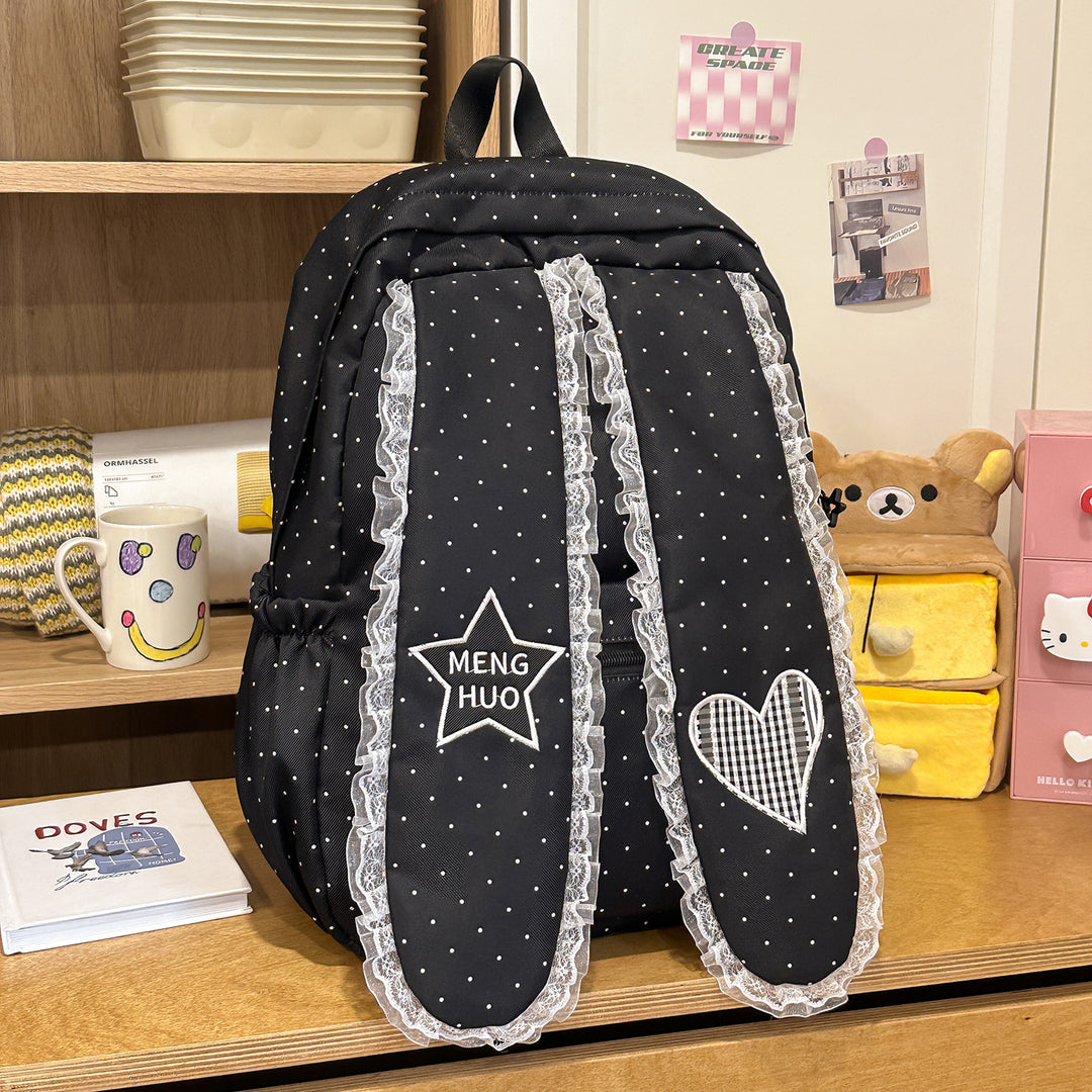 Verspielter dekorativer Patchwork-Rucksack Karnz