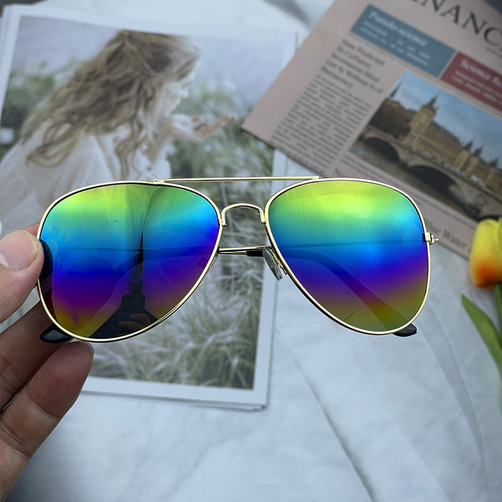 Vintage-inspirierte Pilotenbrille Karnz
