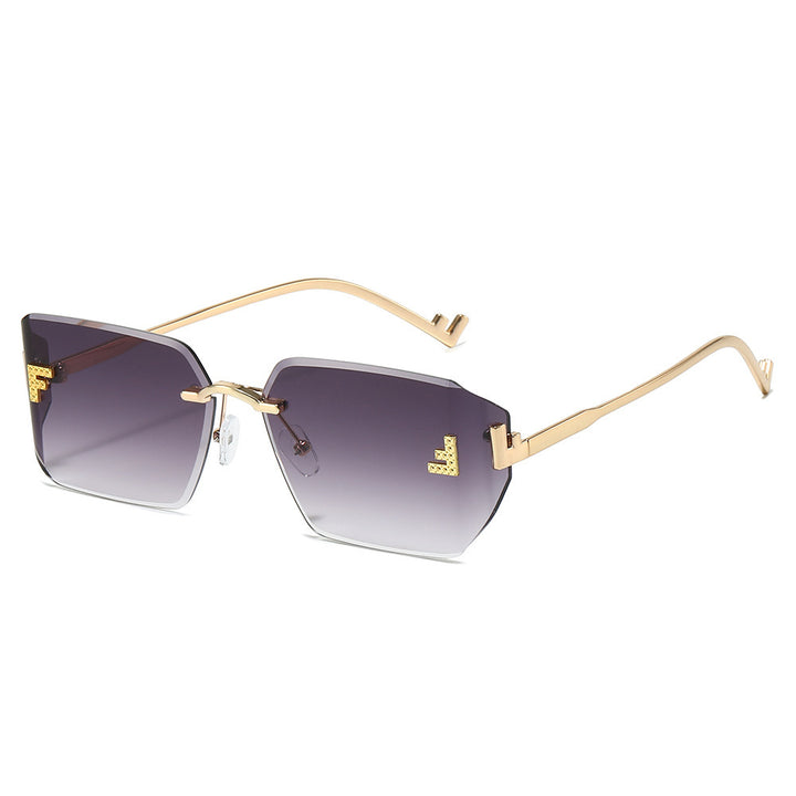 Luxuriöse geometrische Sonnenbrille Karnz